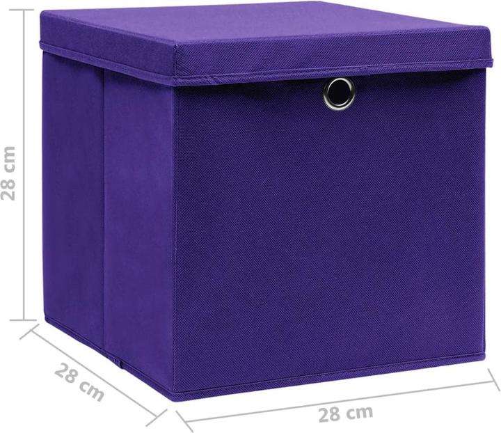 Actual product image vidaXL Aufbewahrungsbox (28 cm, 10x)