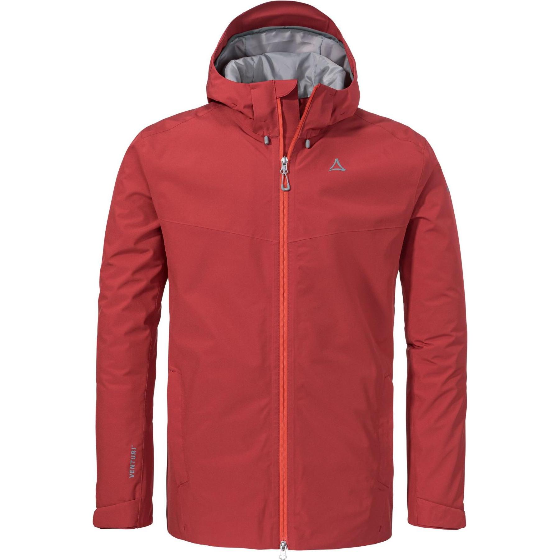 Schöffel, Herren, Jacke, 2L Jacket Ankelspitz (52), Rot, 52