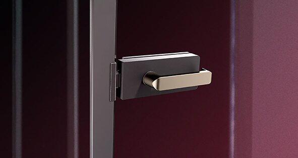 Actual product image Dormakaba Studio-Schloss 1121 UV D vorne silber (Mortise lock)