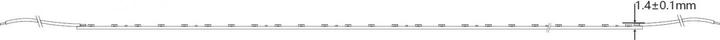 Actual product image Synergy 21 LED Flex Strip neutral white DC24V 38W IP20 CRI>90 sideview (Neutral White, 500 cm, Indoor)
