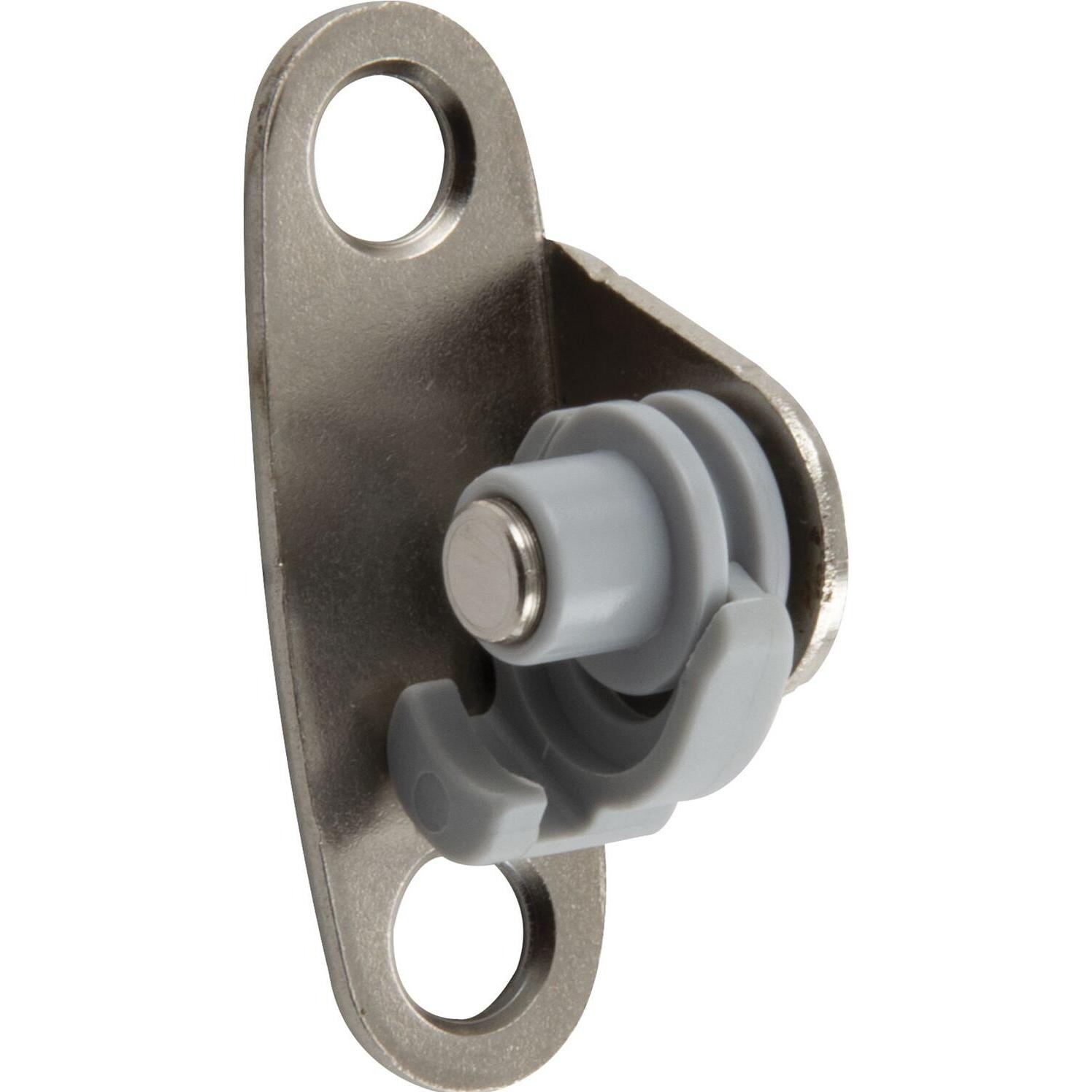 Kesseböhmer, Möbelausstattung, Hochstellstütze Maxi Befestigungslasche mit Schiebeclip für Front, vernickelt (1 Stk.)