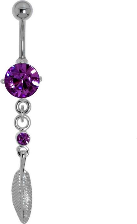 Image du produit Bijouteria Piercing nombril (Acier inoxydable, Laiton, Cristallin)