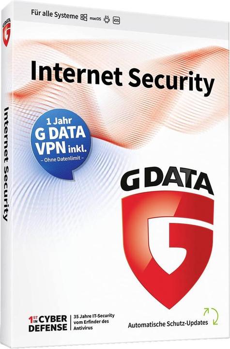 G Data InternetSecurity 3 Place + VPN Special Edition Box (3 User, 12 months)