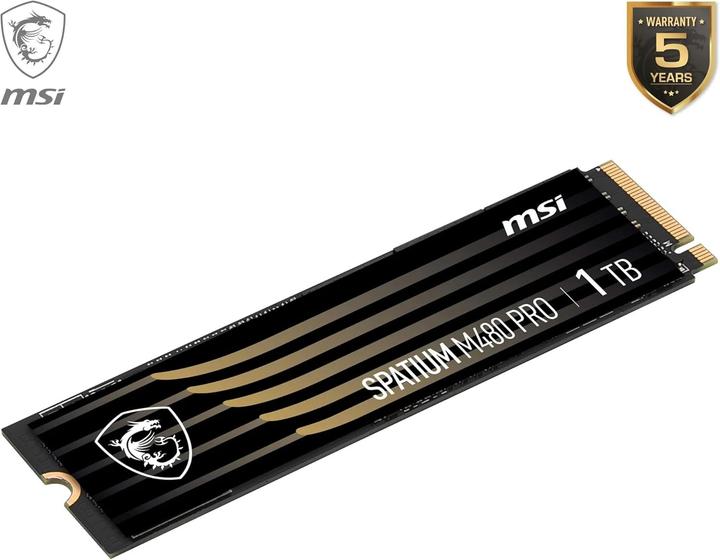 Produktbild MSI Spatium M480 Pro (1000 GB, M.2 2280)