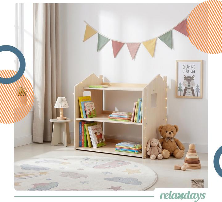 Produktbild Relaxdays Kinderregal (61 x 39 x 59 cm)