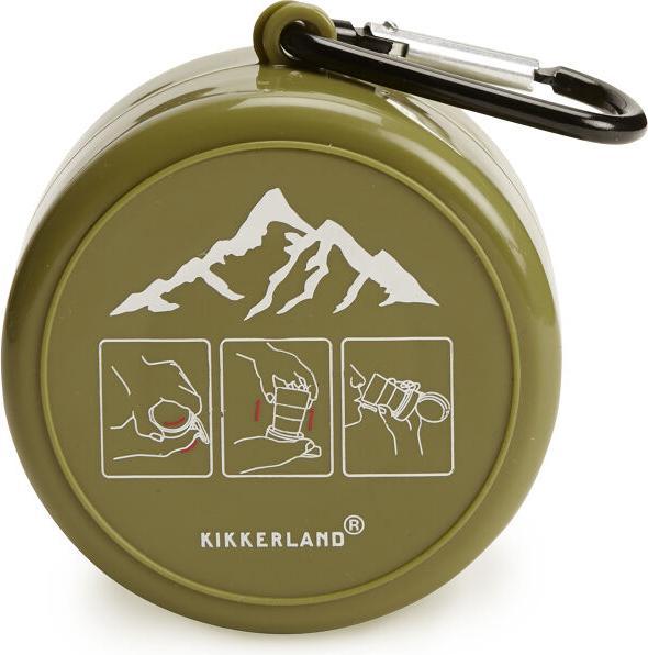 Image du produit Kikkerland Collapsible Tumbler w Pill Compart (CU340)