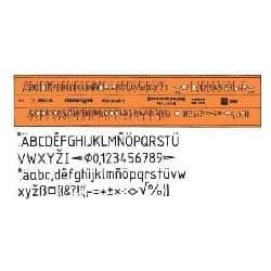 Standardgraph, Lineal, Schriftschablone 3,5 mm