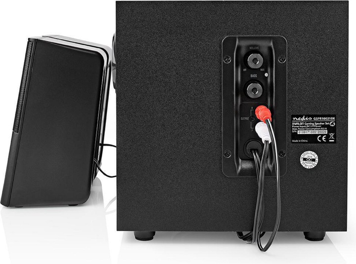 Actual product image Nedis Gaming Speaker GSPR10021BK