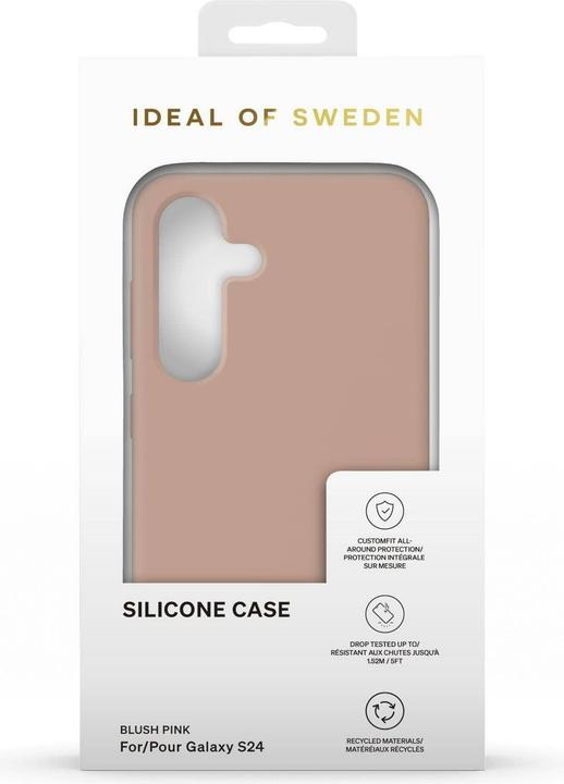 Actual product image iDeal Of Sweden Silicone Case - Blush Pink (Samsung Galaxy S24)