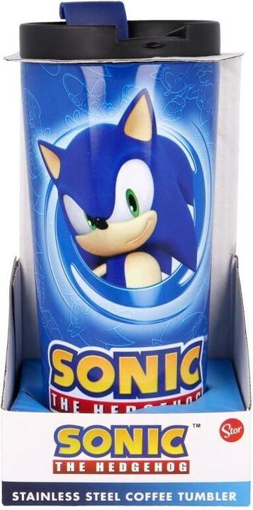 Sega Sonic the Hedehog Coffee tumbler Stainless Steel 425 ml