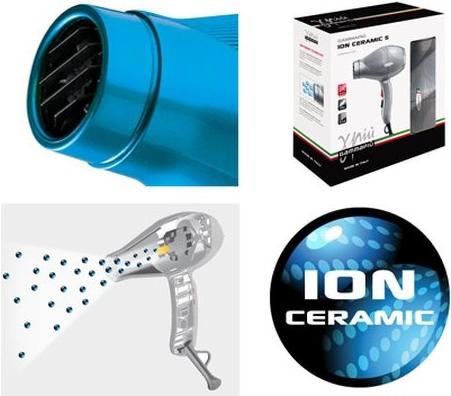 Produktbild Gamma Più GAMMAPIÙ ION Ceramic S Profi Haartrockner nylon schwarz