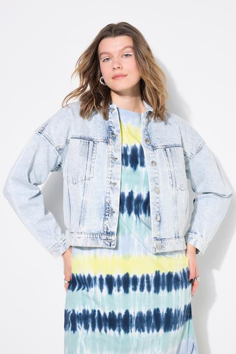 Produktbild Studio Untold Jeansjacke, oversized, Glitzernieten (50, 52)