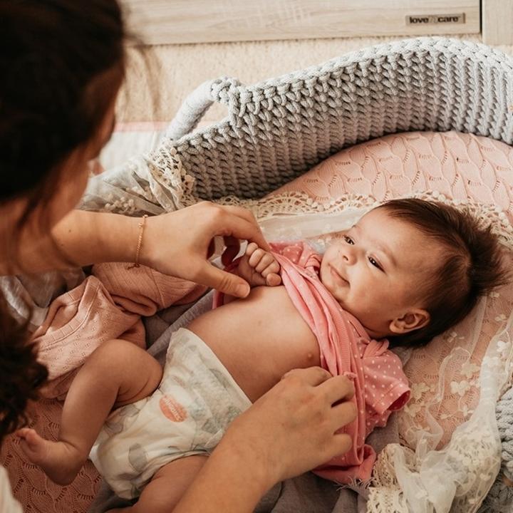 Image du produit Lil Things Couffin Moïse en coton avec matelas