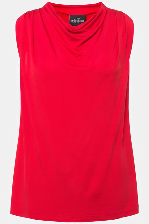 Actual product image Ulla Popken Waterfall Neck Tank (46, 48)