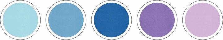 Actual product image Folia Foam rubber set tone on tone blue