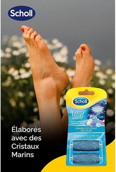 Produktbild Scholl Velvet Smooth Express Pedi Crystal Diamonds Exfoliating Grain Cartridges For Electric File (2 x)