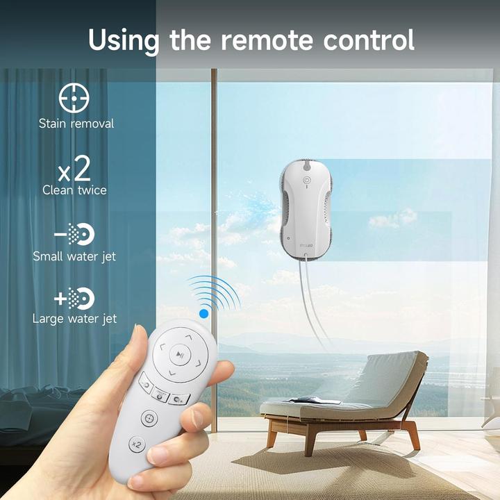 Produktbild Ideebo Fensterputzroboter E300 mit Sprühsystem