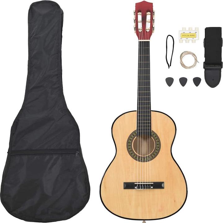 Immagine prodotto VidaXL Gitarrenset (Set di chitarra classica, Nylon, Legno di tiglio, Plastica rigida)
