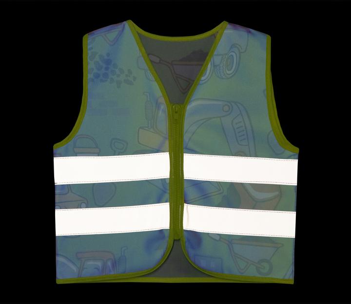 Produktbild Korntex Kinder Warnweste Working Heroes Hellgrün/Baustelle CO2 Neutral XS EN 17353 ® ACTWORCON (XS)