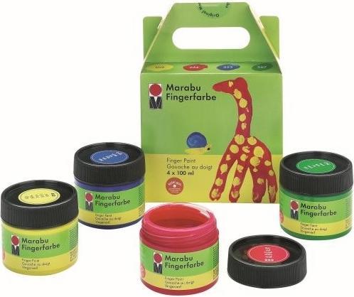 Actual product image Marabu Finger paint (Yellow, Red, Blue, Green, 100 ml)