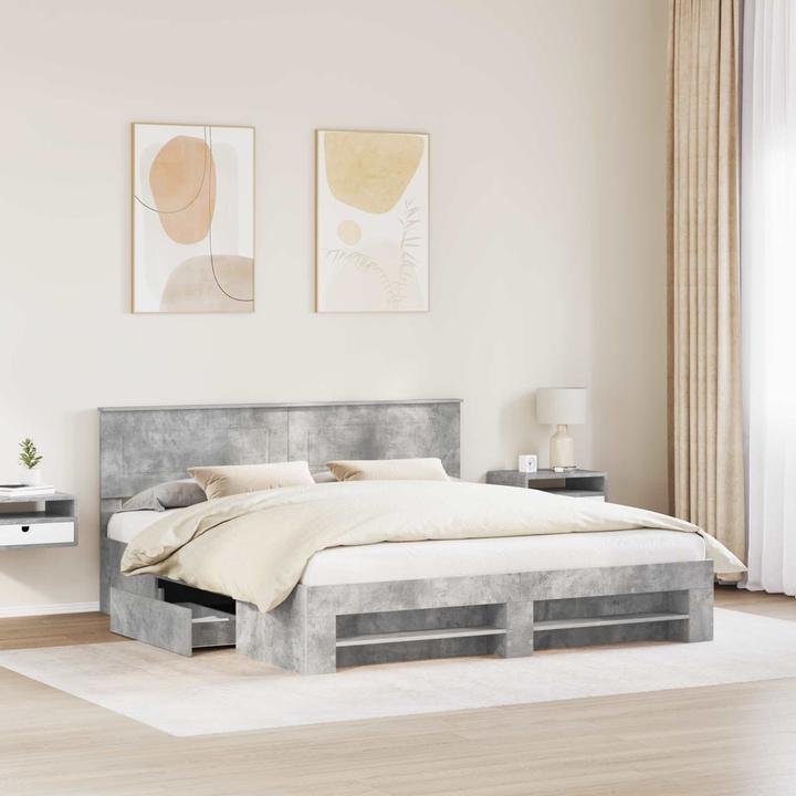 Image du produit vidaXL Modernes Bett (200 x 200 cm)