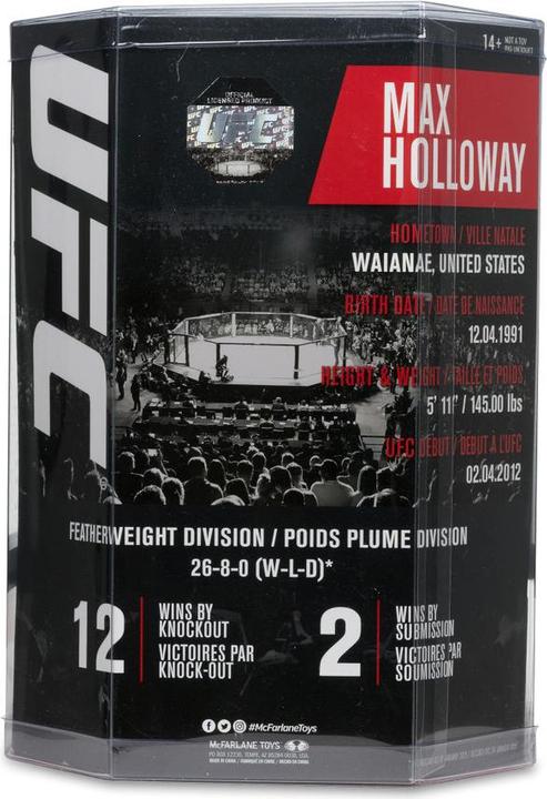 Produktbild McFarlane UFC Posed PVC Statue Max Holloway 18 cm