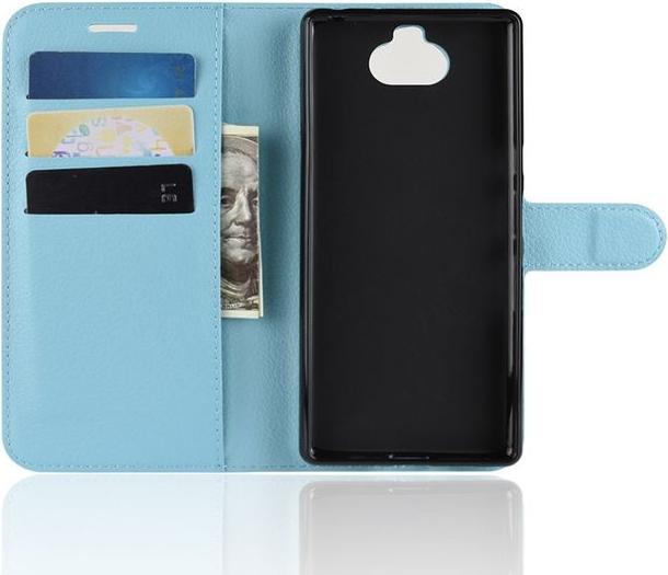 Actual product image MU Classic Litchi Leather Bookcover Series (Sony Xperia 10 Plus)