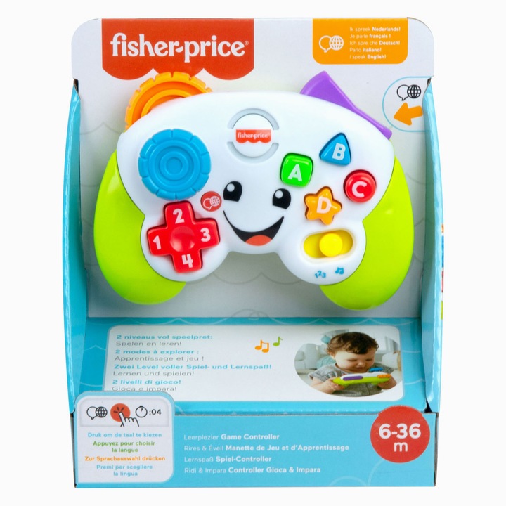Produktbild Fisher-Price Lernspass Spiel-Controller (DU, F, D, I, QE)
