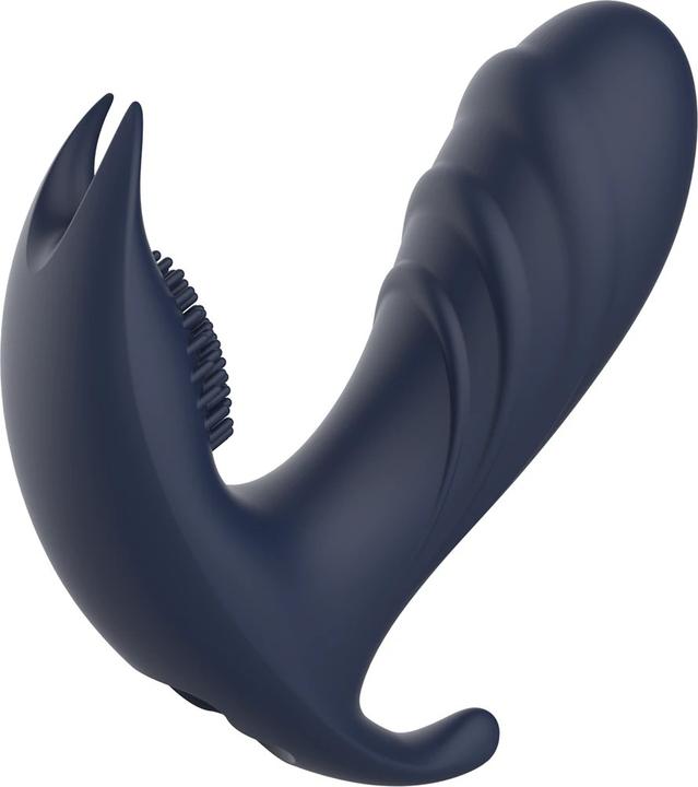 Actual product image Dreamtoys Dream Toys Startroopers Atomic Prostate Massager With Remote Anal Plug Blue 12,5 cm