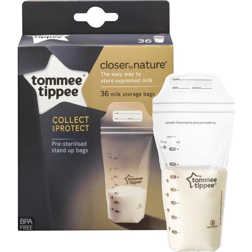 Thumbnail - Tommee Tippee, Babynahrungsbehälter, bags for storing milk, 36 pcs., 42302241