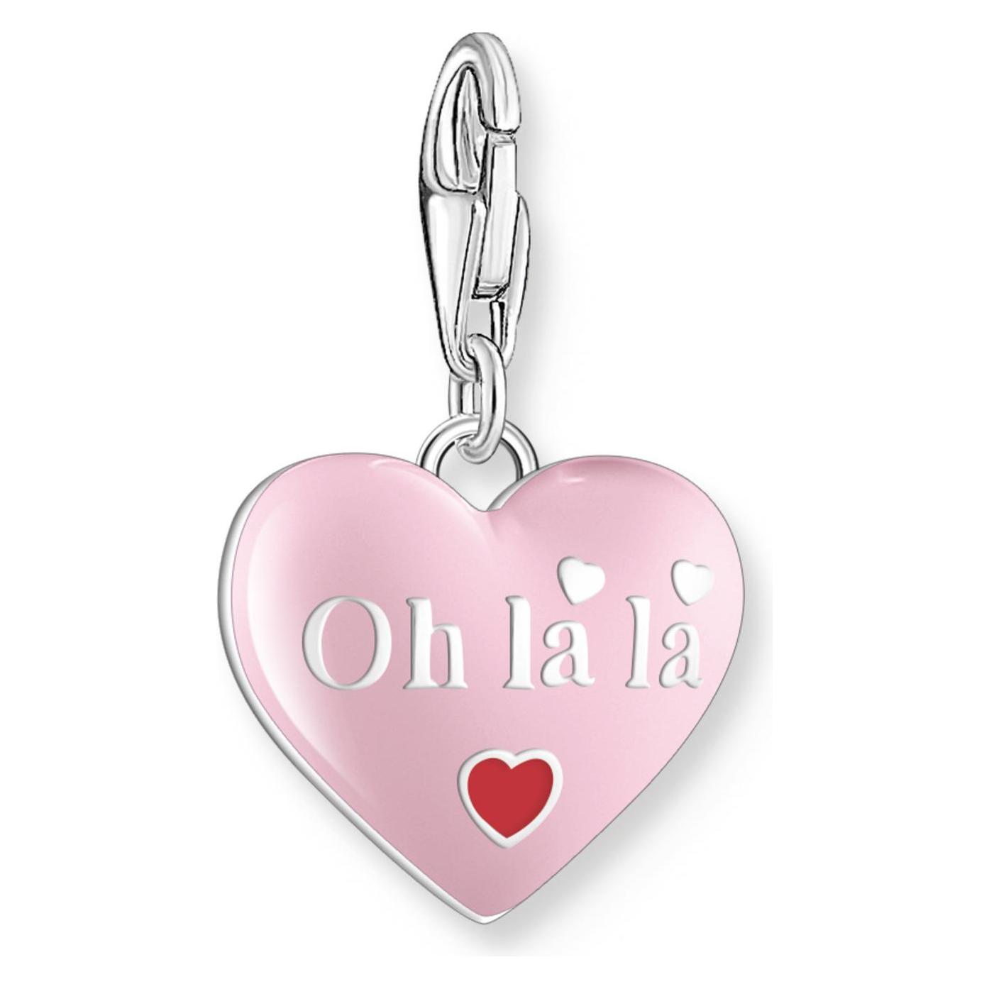 Thomas Sabo, Kettenanhänger, Charm Sterling Silver, (Sterling Silber, Emaille)