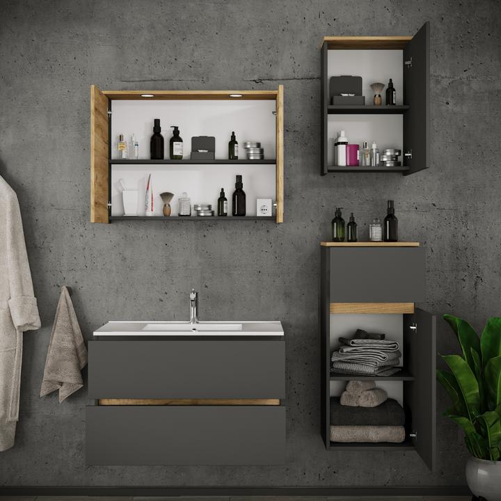 Produktbild VCM Badmöbel-Set mit Waschbecken Cosila-I 81