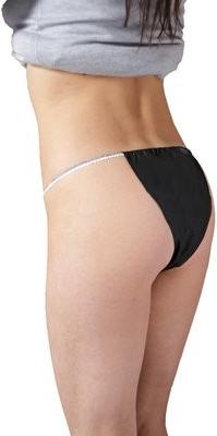 Produktbild Wellness Einweg-Slip Damen schwarz 100 Stk.