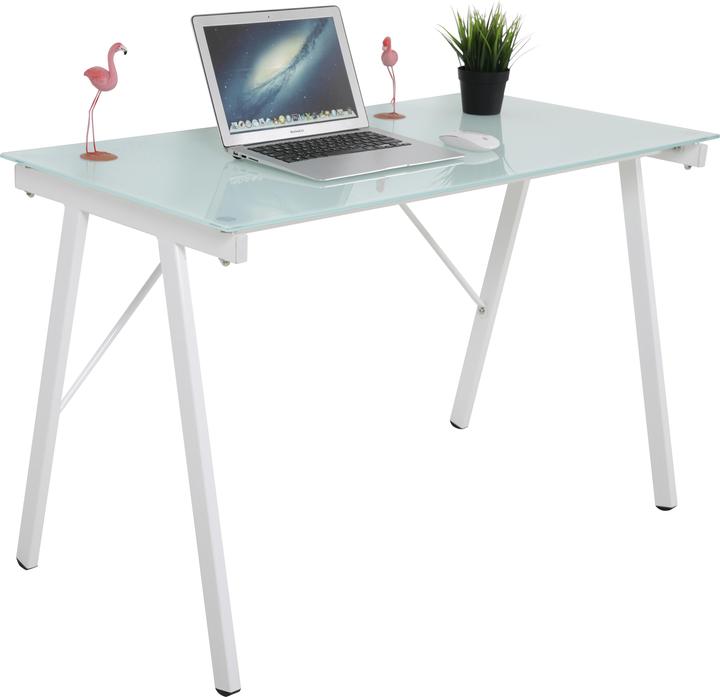 Image du produit Möbilia Bureau s blanc (113 x 58 x 73 cm)