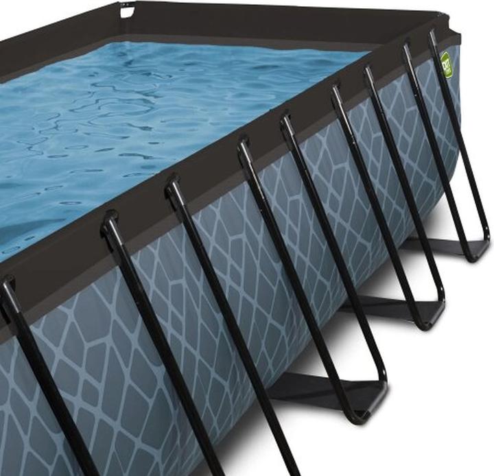 Actual product image Exit Premium rectangular frame pool 540x250x100 cm with sand filter pump (540 x 250 cm)