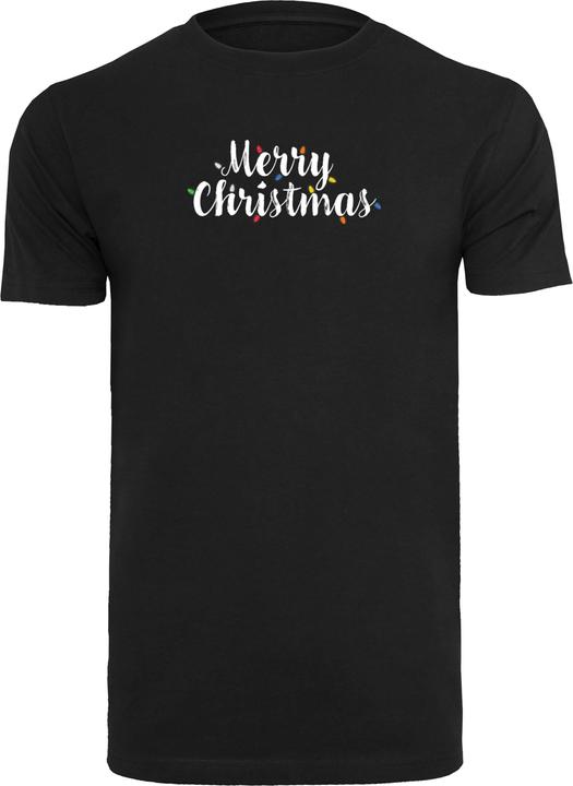 Produktbild Merchcode Merry Christmas Lights T-Shirt Round Neck - 111717 (L)