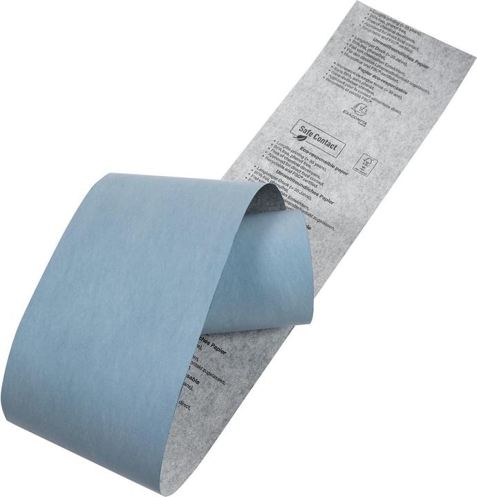 Produktbild Exacompta Thermorollen SafeContact, 80 mm x 76 m, grau-blau