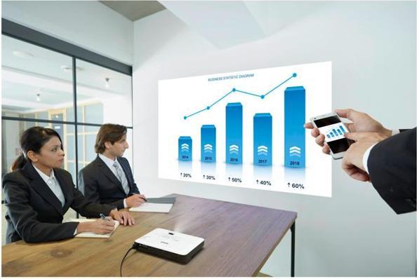 Image du produit Epson Eb-1780w (WXGA, 3000 lm, 1.04 - 1.26:1)