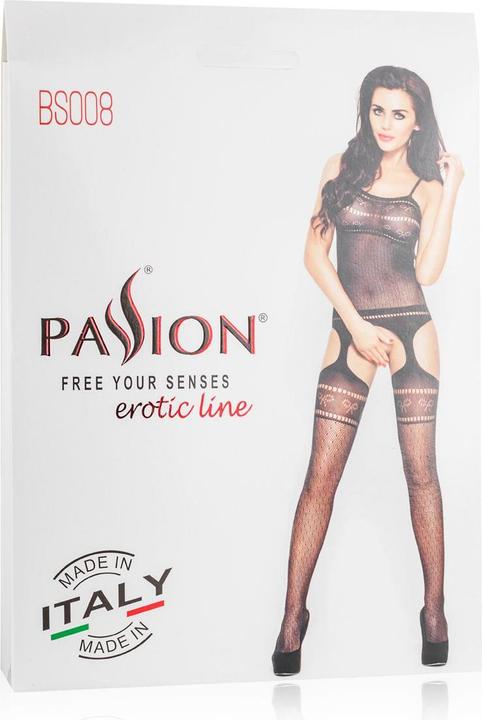 Actual product image Passion Catsuit with bow pattern (L, M, S)
