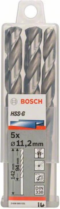 Actual product image Bosch Professional Zubehör PRO Metal HSS-G twist drill, 11.2 x 94 x 142 mm (11.2 mm)