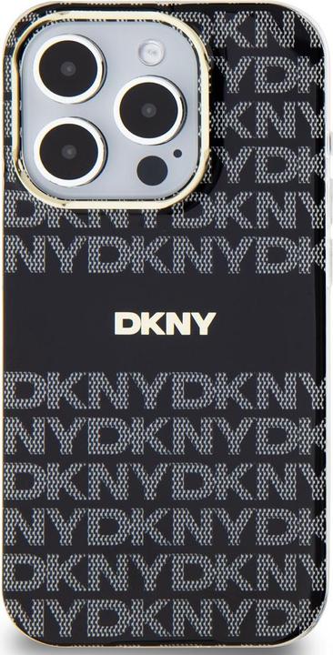Actual product image DKNY DKHMP14XHRHSEK iPhone 14 Pro Max 6.7" czarny/black hardcase IML Mono & Stripe MagSafe (Apple iPhone 14 Pro Max)