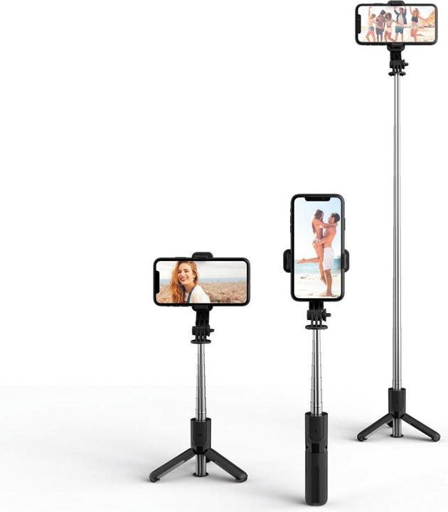 Produktbild 4smarts Handy Stativ mit Wireless-Fernauslöser (Kunststoff, Metall)