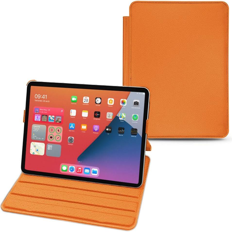Noreve Lederschutzhülle horizontal (iPad mini 6), Tablet Hülle, Orange