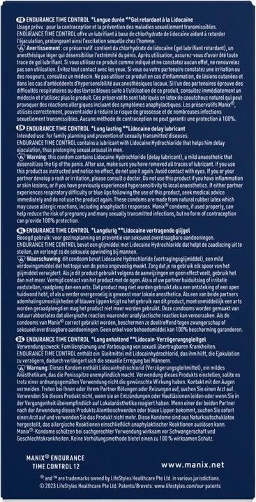 Actual product image Manix Endurance (12 pcs.)