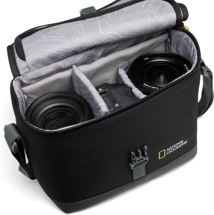Actual product image National Geographic Camera Bag Medium Black (Camera shoulder bag, 6.25 l)