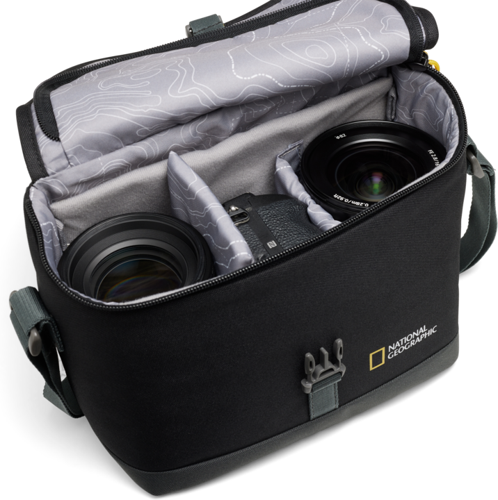 Actual product image National Geographic Camera Bag Medium Black (Camera shoulder bag, 6.25 l)