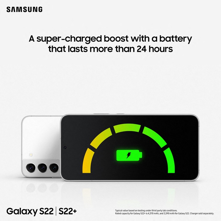 Actual product image Samsung Galaxy S22 EU (256 GB, Green, 6.10", Dual SIM, 50 Mpx, 5G)