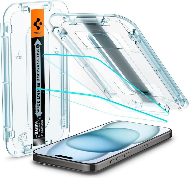 Spigen Glas.TR EZ Fit (2 pièce(s), Apple iPhone 15)