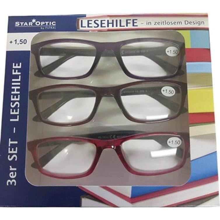 Staroptic Lesebrille 3-er Pack (+1.5) (62306078)