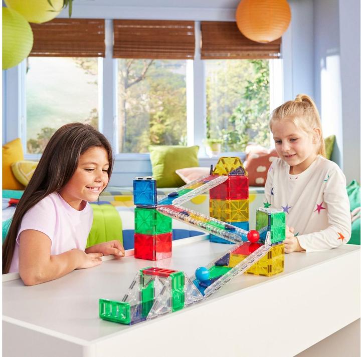 Actual product image Magna-Tiles ® Rail Racers Deluxe - 90 Teile